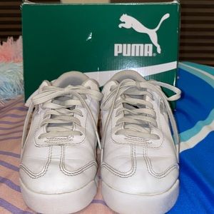 PUMA  KIDS BMW Motorsport white sneakers